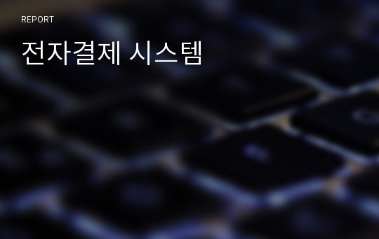 전자결제 시스템