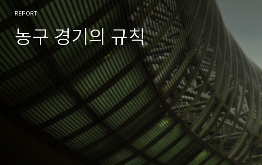 농구 경기의 규칙