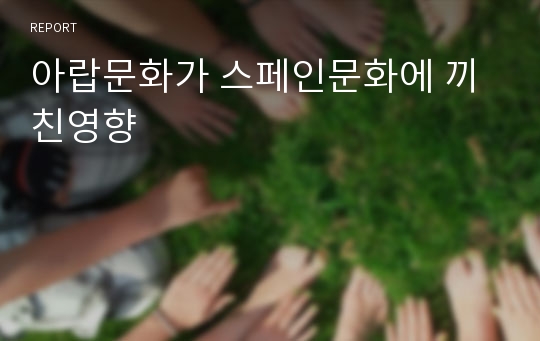 아랍문화가 스페인문화에 끼친영향