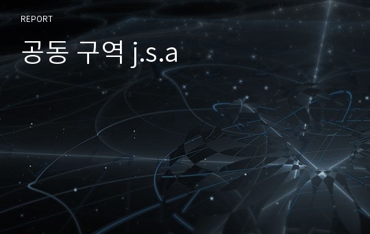 공동 구역 j.s.a