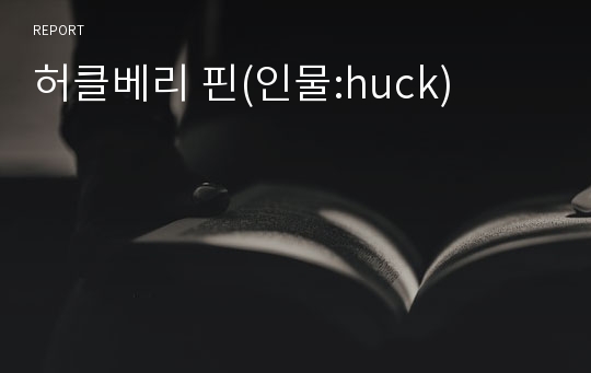 허클베리 핀(인물:huck)