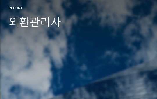 외환관리사