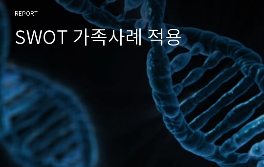 SWOT 가족사례 적용