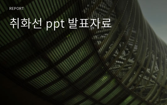 취화선 ppt 발표자료