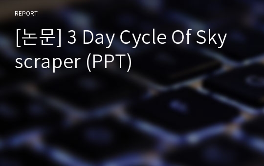 [논문] 3 Day Cycle Of Skyscraper (PPT)