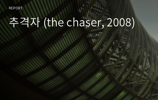 추격자 (the chaser, 2008)