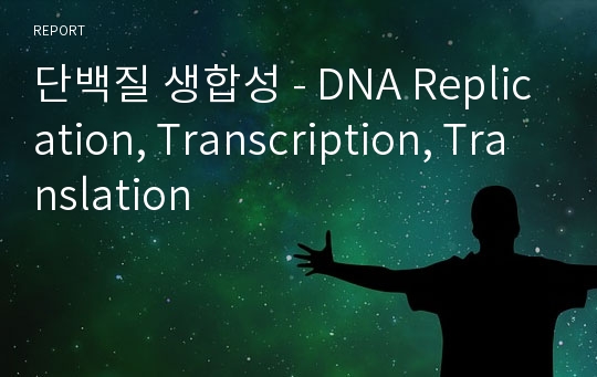 단백질 생합성 - DNA Replication, Transcription, Translation
