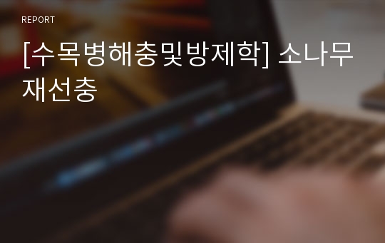 [수목병해충및방제학] 소나무재선충