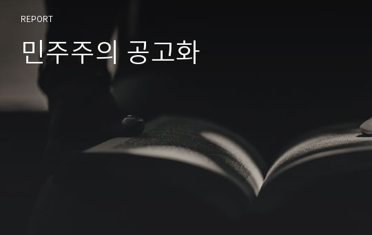 민주주의 공고화