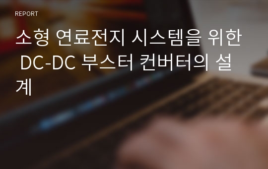 소형 연료전지 시스템을 위한 DC-DC 부스터 컨버터의 설계