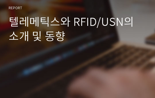 텔레메틱스와 RFID/USN의 소개 및 동향