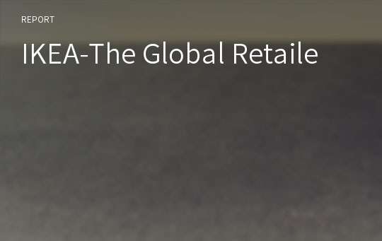 IKEA-The Global Retaile