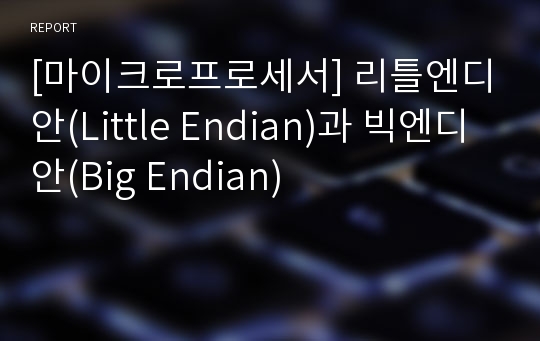 [마이크로프로세서] 리틀엔디안(Little Endian)과 빅엔디안(Big Endian)