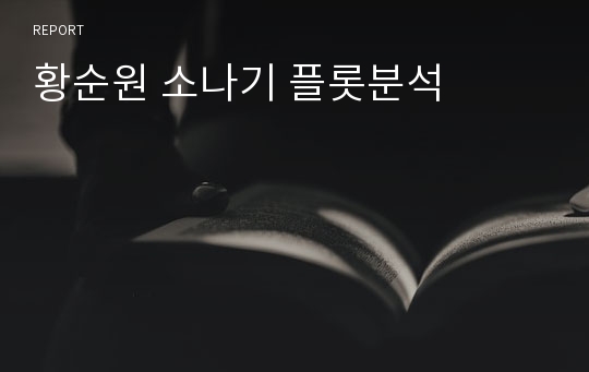 황순원 소나기 플롯분석