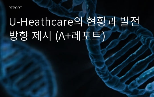 U-Heathcare의 현황과 발전방향 제시 (A+레포트)