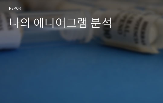 나의 에니어그램 분석