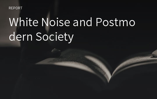 White Noise and Postmodern Society