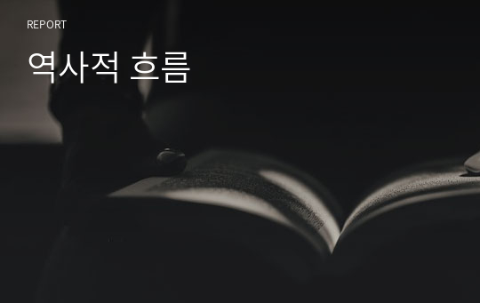 역사적 흐름