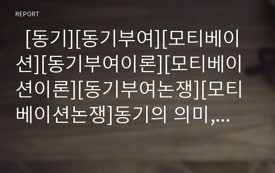   [동기][동기부여][모티베이션][동기부여이론][모티베이션이론][동기부여논쟁][모티베이션논쟁]동기의 의미, 동기의 요인, 동기의 제 접근, 동기부여(모티베이션)의 제 이론, 동기부여(모티베이션) 관련 논쟁 분석