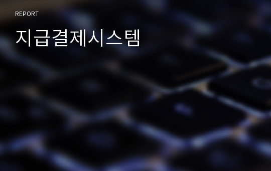 지급결제시스템