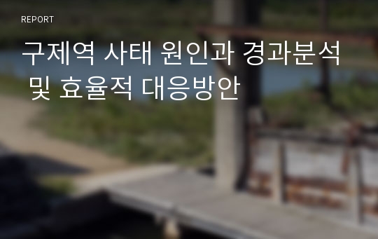 구제역 사태 원인과 경과분석 및 효율적 대응방안