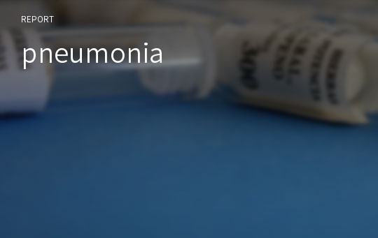 pneumonia