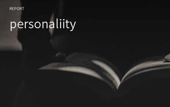 personaliity