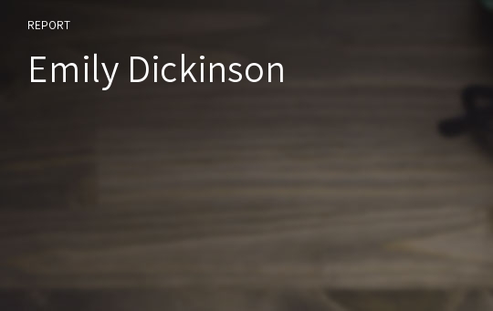 Emily Dickinson