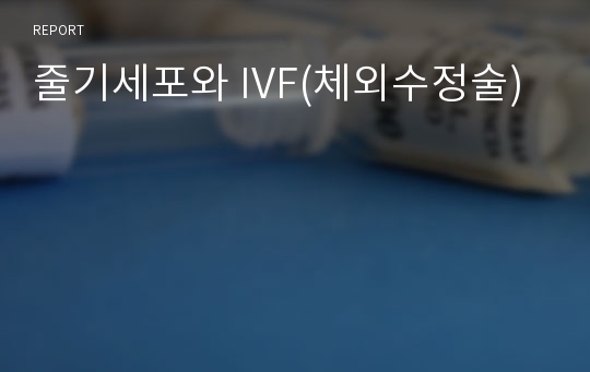 줄기세포와 IVF(체외수정술)