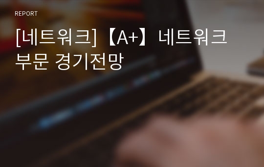 [네트워크]【A+】네트워크 부문 경기전망