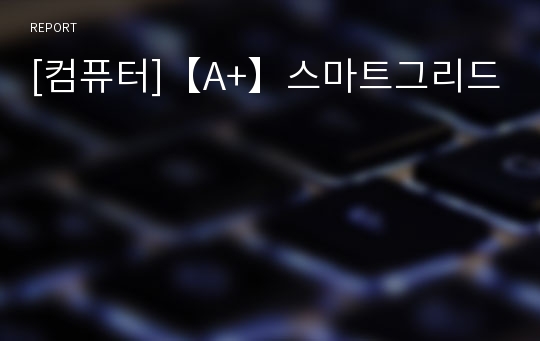 [컴퓨터]【A+】스마트그리드