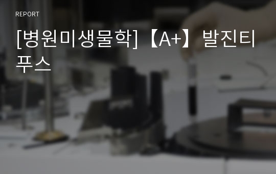 [병원미생물학]【A+】발진티푸스