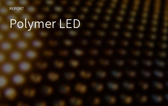 Polymer LED