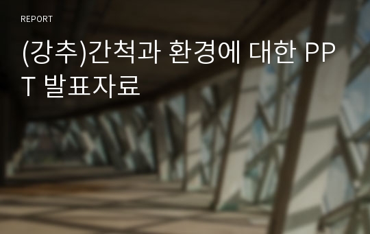 (강추)간척과 환경에 대한 PPT 발표자료