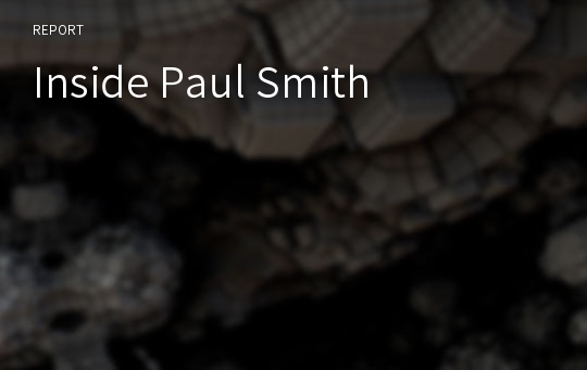 Inside Paul Smith