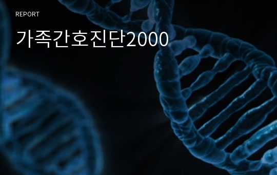 가족간호진단2000