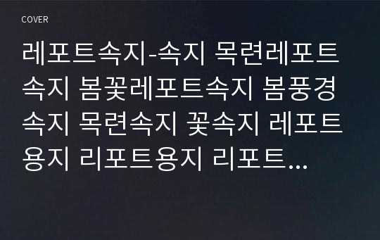 레포트속지-속지 목련레포트속지 봄꽃레포트속지 봄풍경속지 목련속지 꽃속지 레포트용지 리포트용지 리포트속지 귀여운속지 깨끗한속지 깔끔한속지 예쁜속지