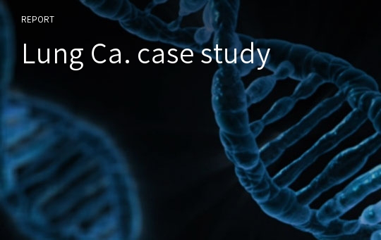 Lung Ca. case study