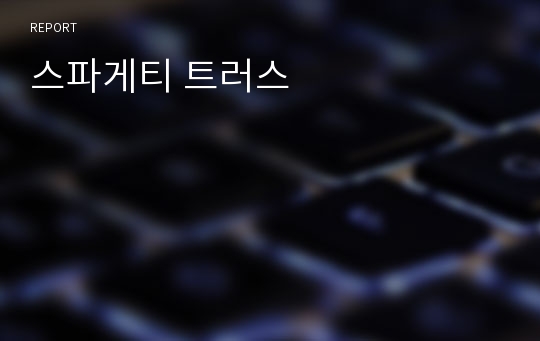 스파게티 트러스