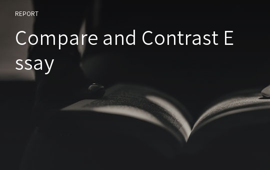 Compare and Contrast Essay