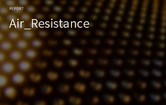 Air_Resistance