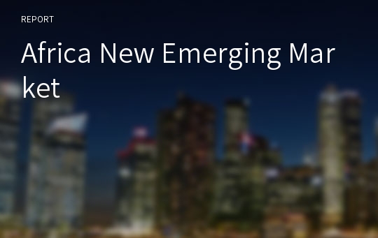 Africa New Emerging Market