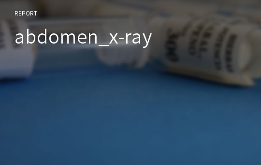 abdomen_x-ray
