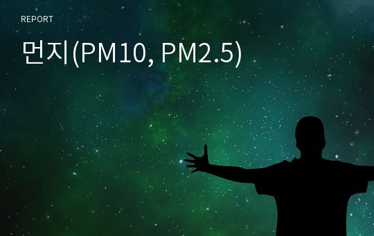먼지(PM10, PM2.5)