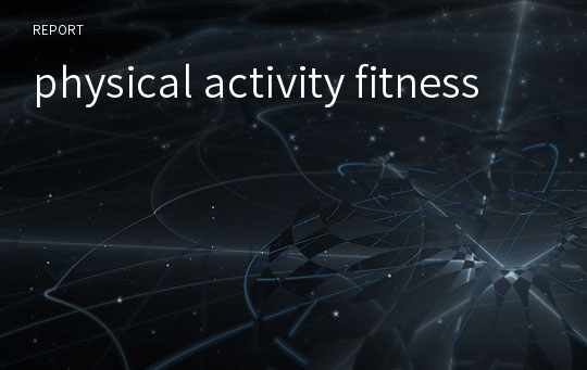 physical activity fitness