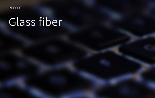 Glass fiber