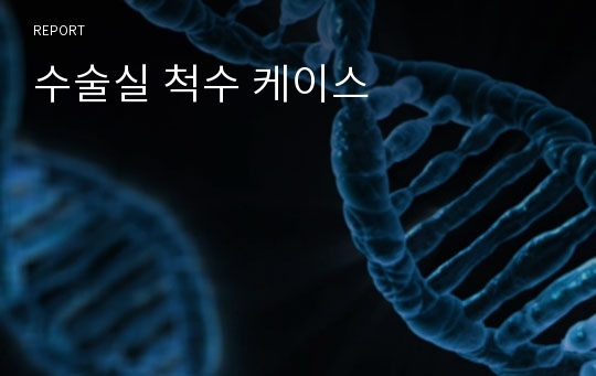 수술실 척수 케이스