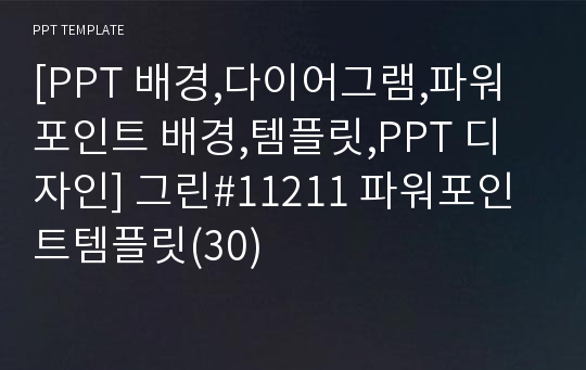 [PPT 배경,다이어그램,파워포인트 배경,템플릿,PPT 디자인] 그린#11211 파워포인트템플릿(30)