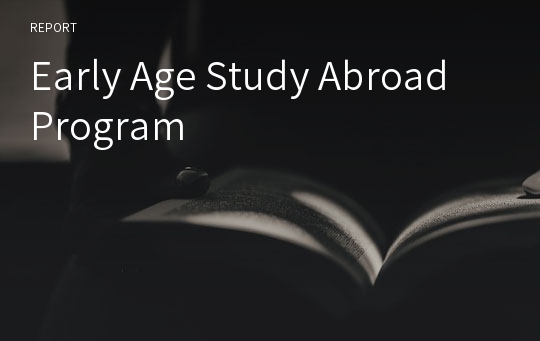 Early Age Study Abroad Program