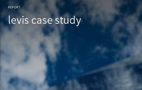 levis case study